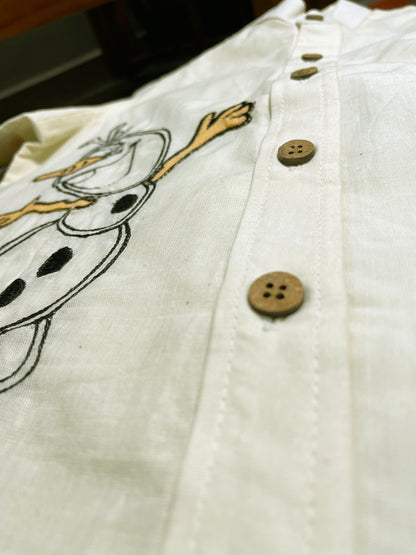 Olaf Embroidered Shirt for boys