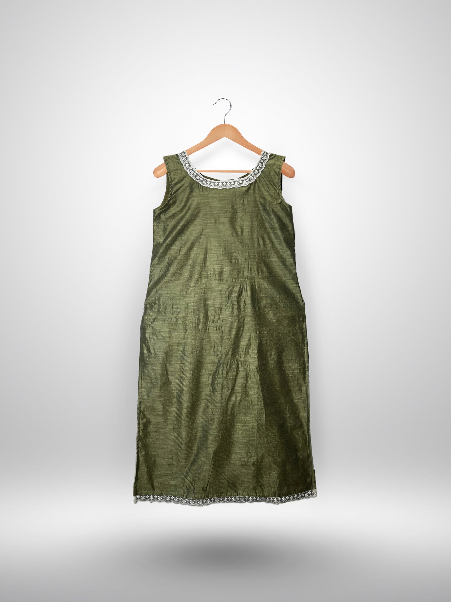 Olive Green Sleeveless Top