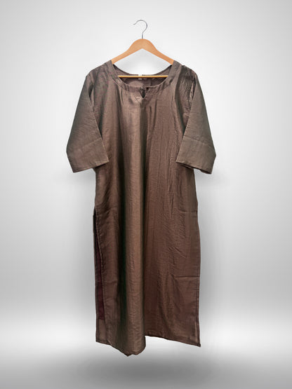 Brown Shiny Kurti top and pant