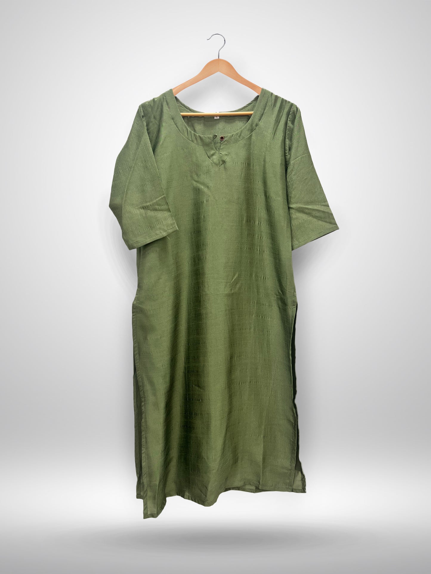 Dark green Shiny Kurti top and pant